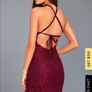 Lace dress, worn once!